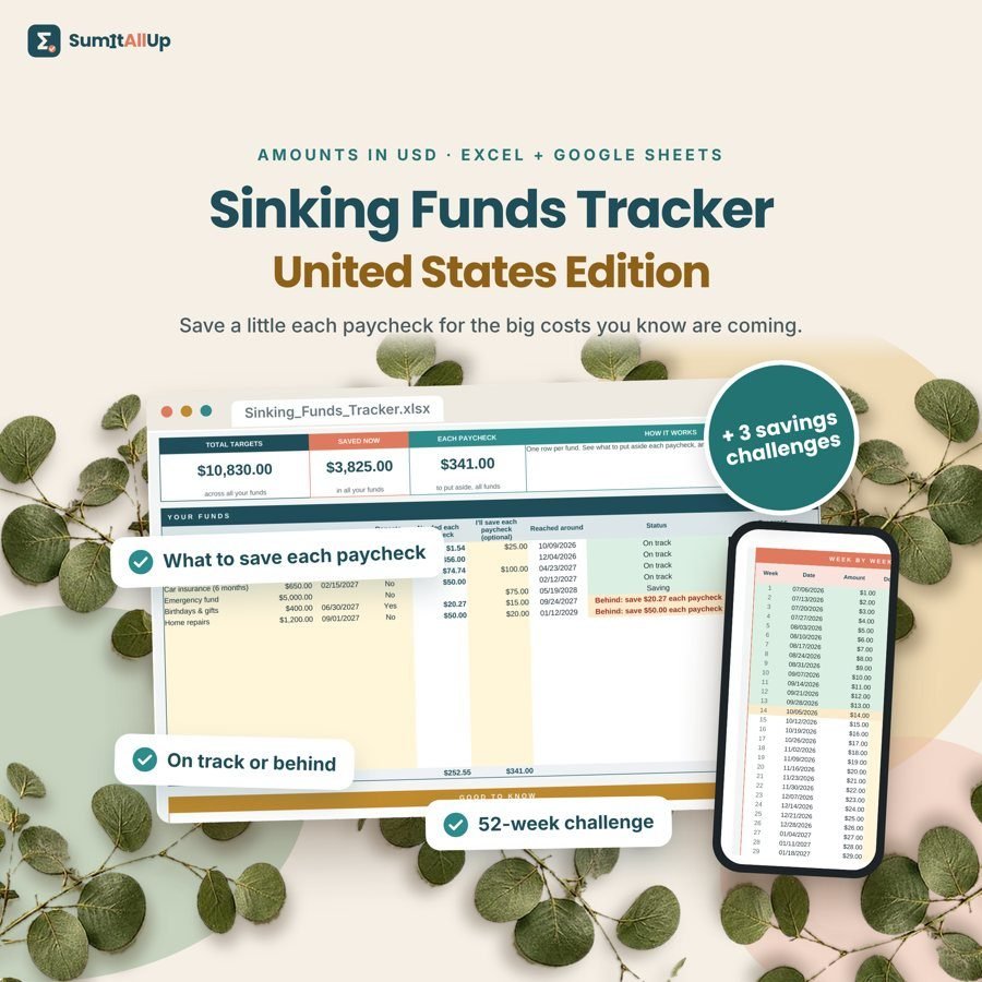 Sinking Funds Tracker cover